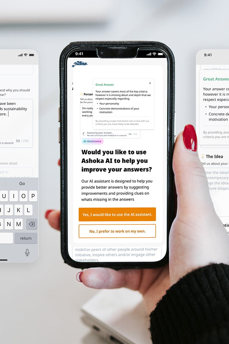 Ashoka enhances Young Changemakers’ journey with AI-powered application tool Ashoka