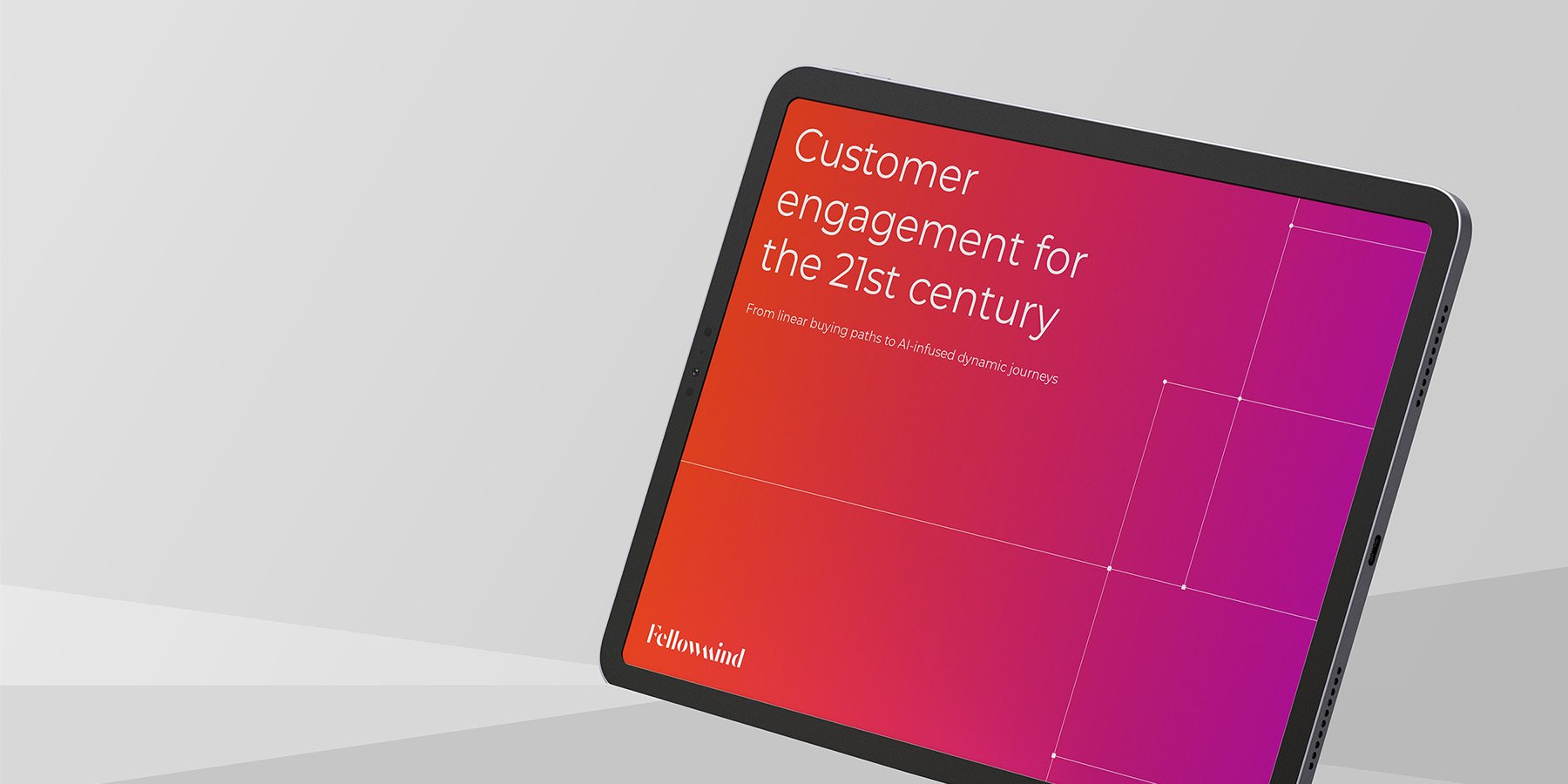 Customer engagement for the 21st century floating tablet image